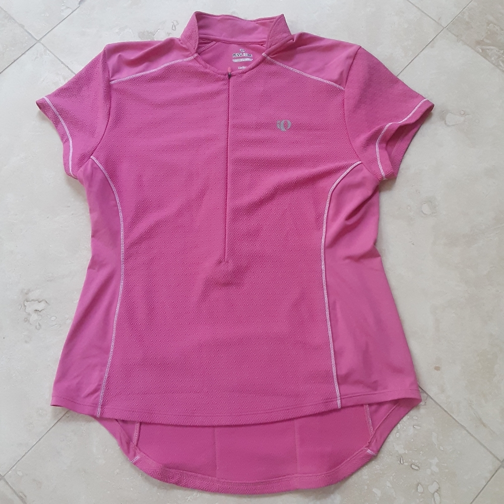 Pearl Izumi Select Cropped Sleeve Cycling Jersey, 3 Rear Cargo Pockets, NOSWOT